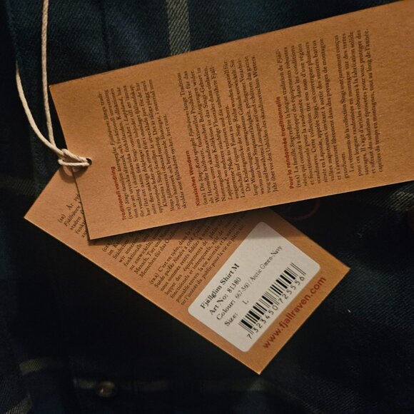 Fjallraven Shirt M NWT - Picture 4 of 8